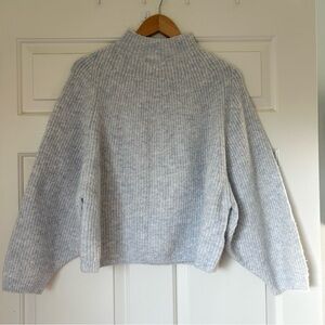 Topshop sweater light blue / grey size medium NWOT